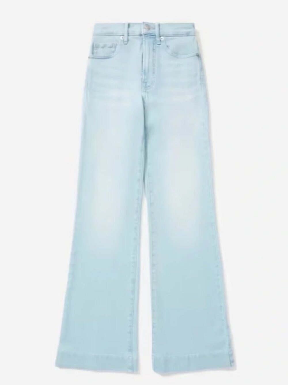 Everlane The High Rise Flare Light Wash Jean Womens 29 Regular